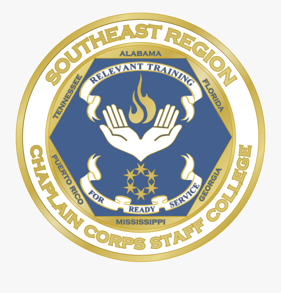 Southeast Region Chaplain Corps Staff College - Emblem, Transparent Clipart