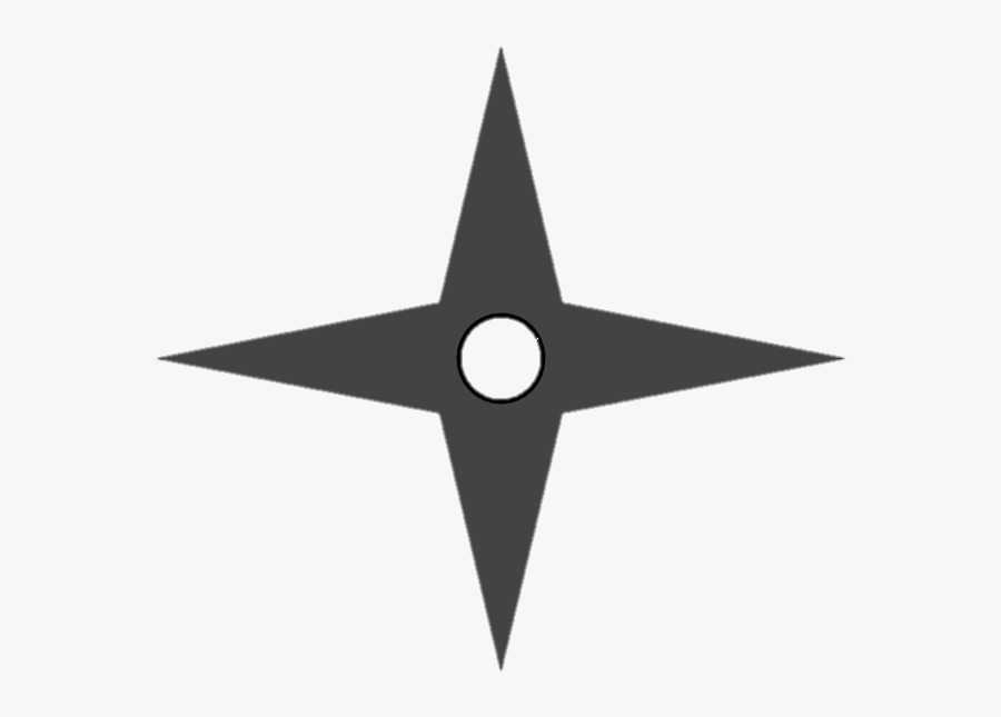 Transparent Ninja Star Clipart - Circle, Transparent Clipart