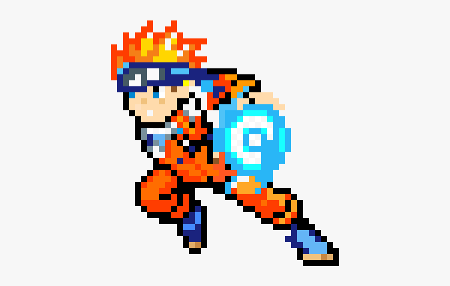 Naruto Pixel Art Gif, Transparent Clipart