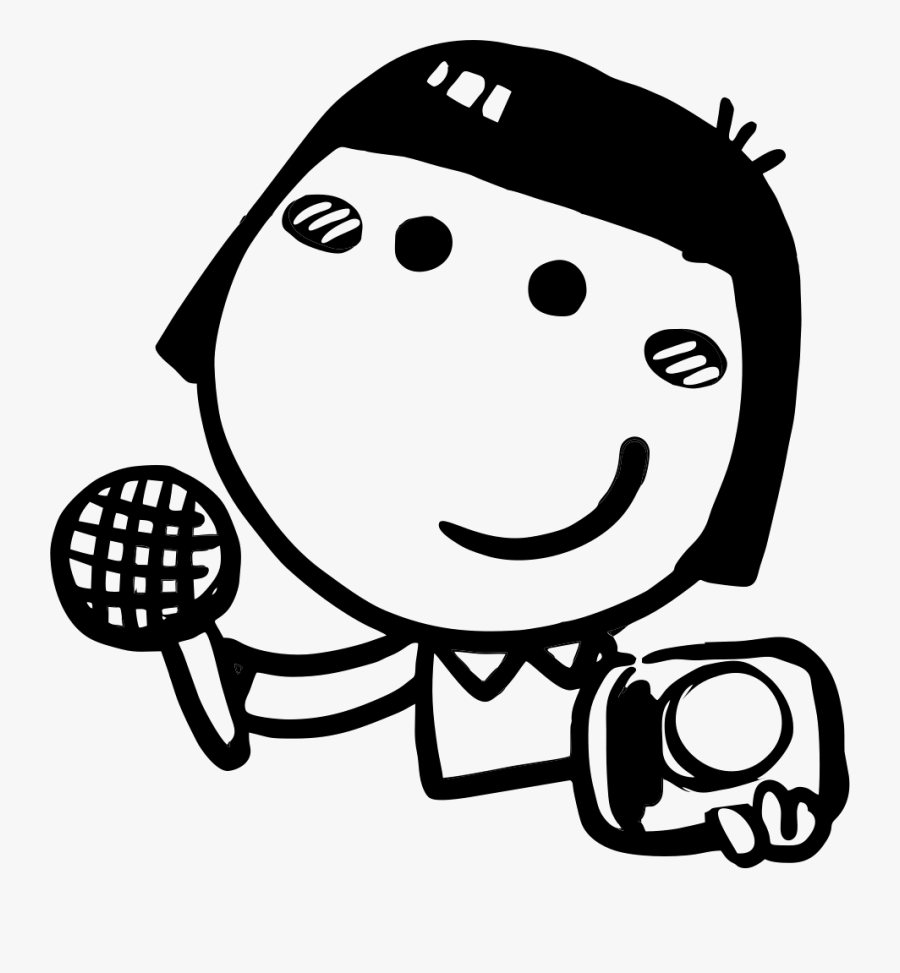Transparent Reporter Clipart - Icon Reporter, Transparent Clipart