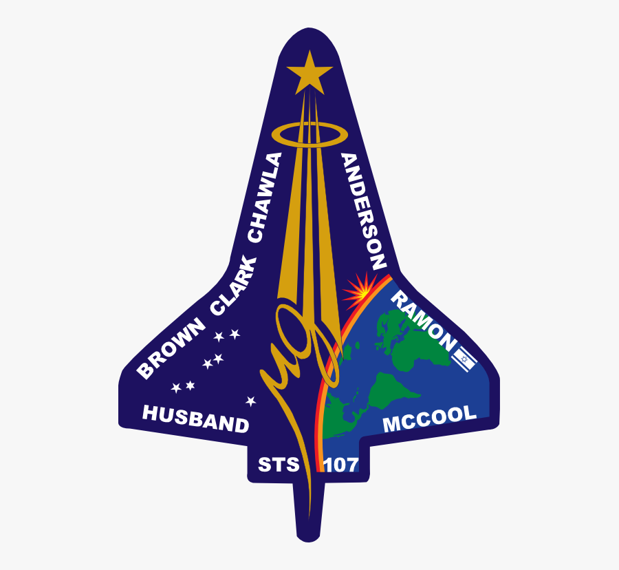 Clip Art Sts 107 Flight Insignia Nasa - Sts 107 Insignia, Transparent Clipart