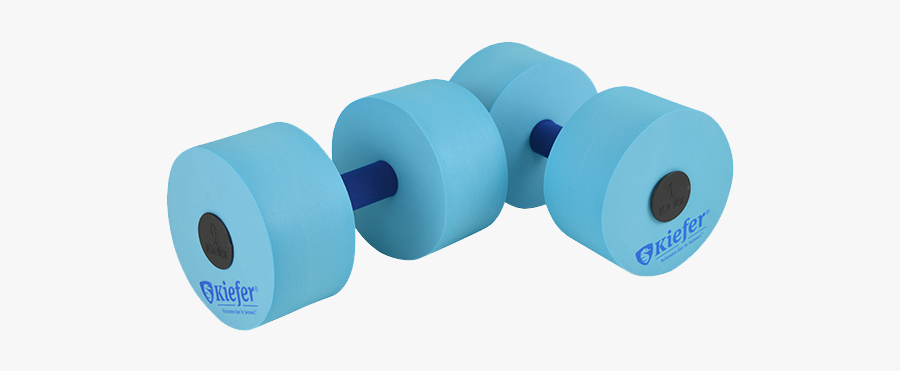 Clip Art Foam Dumbbells - Label, Transparent Clipart