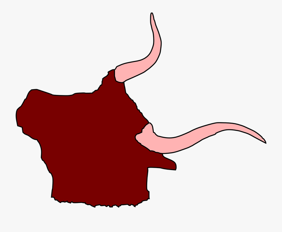 Head, Farm, Bull, Horns, Animal, Mammal, Cattle, Cow - Animal Horn Clipart, Transparent Clipart