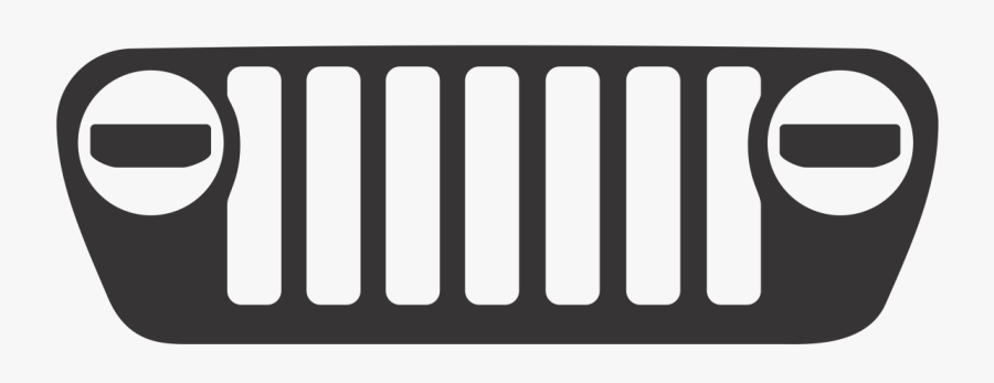 Online Jeep Superstore With Service Center In Cedar - Jeep Jl Grill Silhouette, Transparent Clipart