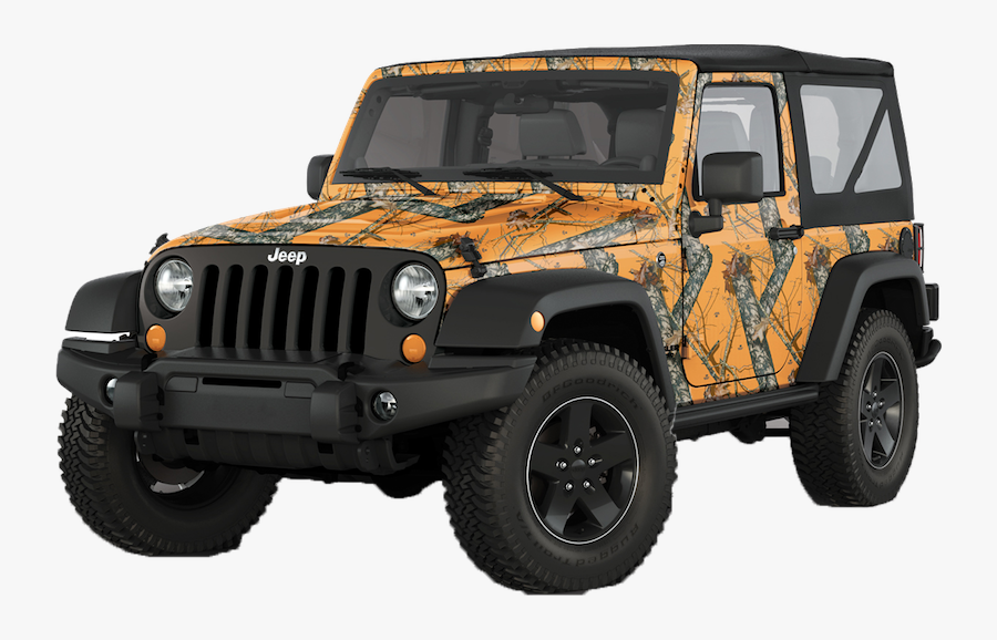 Jeep Png Clipart - Neon Orange Jeep Wrangler , Free Transparent Clipart ...