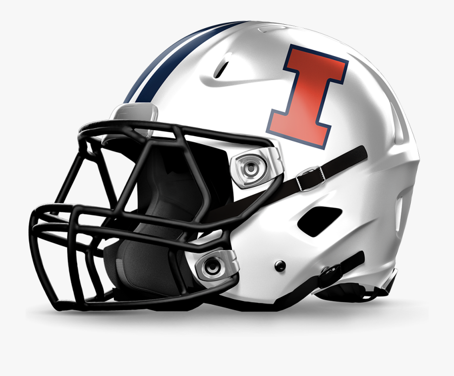 Illinois Http - //grfx - Cstv - Com/graphics/helmets/ill - Akron Zips Football Helmet, Transparent Clipart