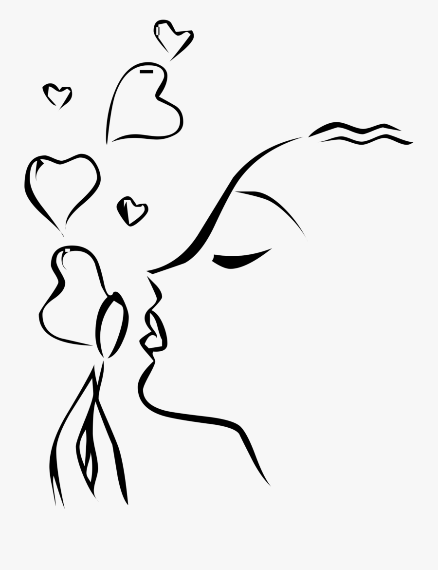 #hearts #bubbles #love #blowingbubbles #sticker #stickers - Sketch, Transparent Clipart