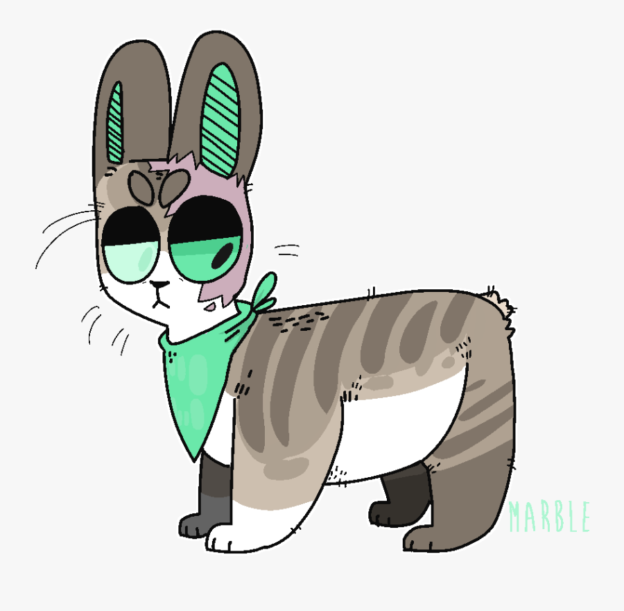 Warrior Cats Character Doodle By Marble Cat Paws - Warrior Cats Badger Vs Cats, Transparent Clipart