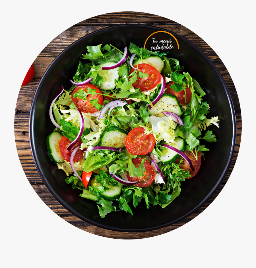 Salada De Pepino E Tomate E Cebola Roxa, Transparent Clipart