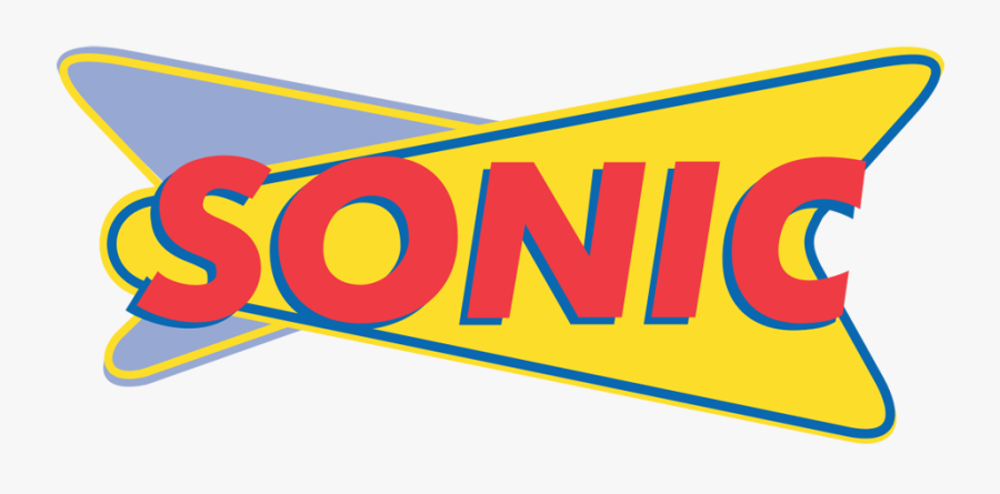 Sonic Fast Food Logo, Transparent Clipart