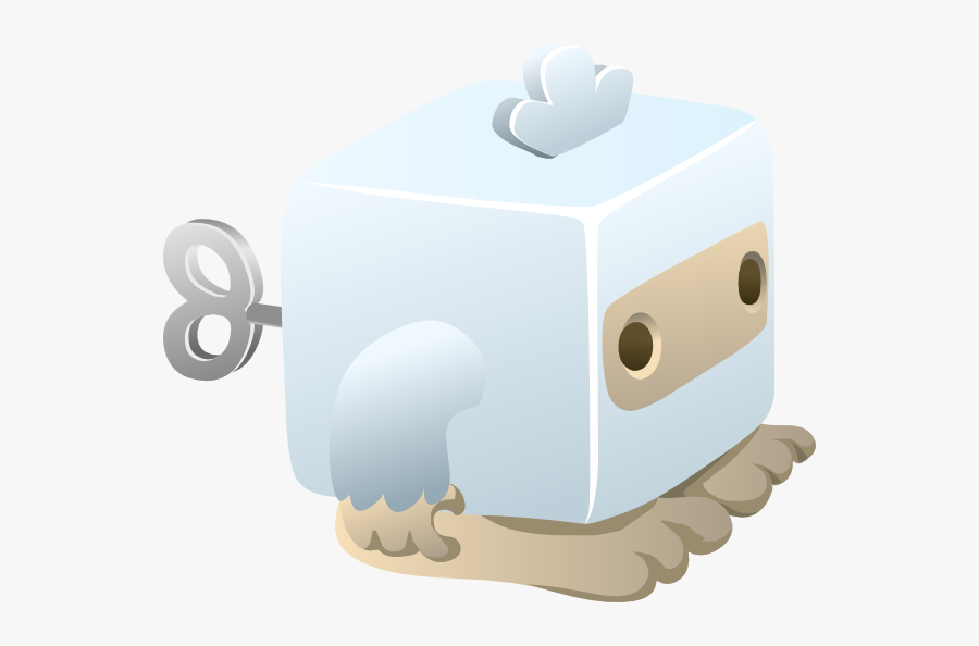 Cubimal Yeti, Transparent Clipart