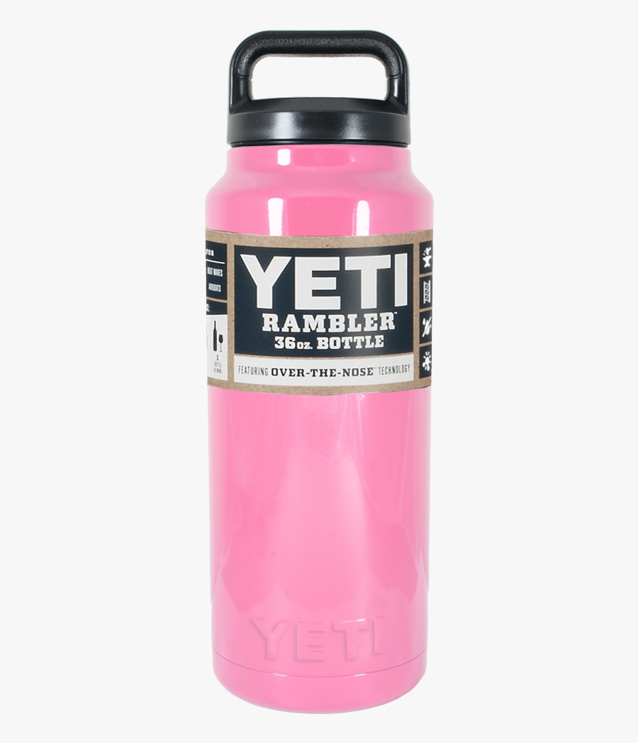 Clip Art Cute Yeti Cups - Yeti 36 Oz Rambler Pink, Transparent Clipart