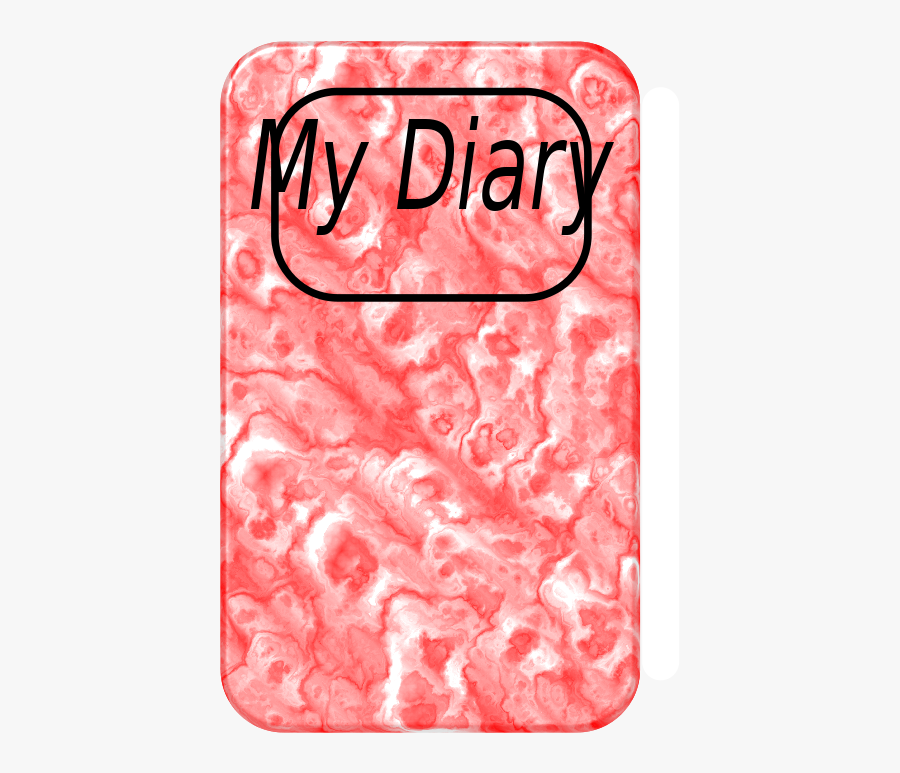 Free Marble Diary - Illustration, Transparent Clipart