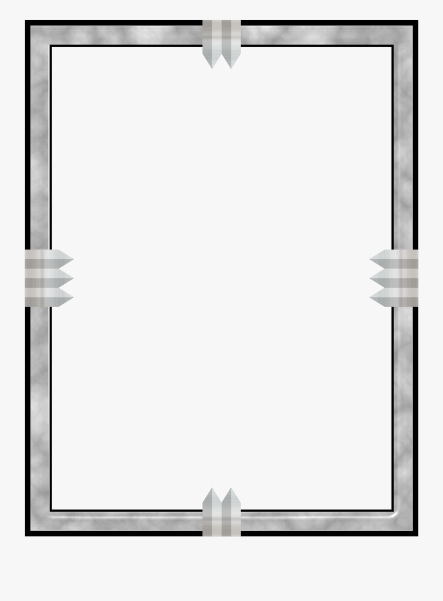 Marble & Metal Clip Arts - Metal Border Png, Transparent Clipart