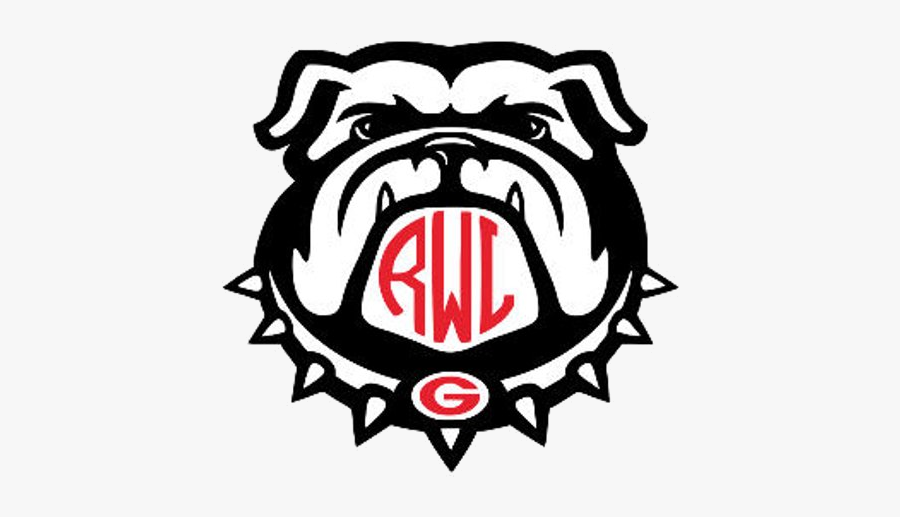 Georgia Bulldog X Bulldogs Decal Yeti Etsy Transparent - Georgia Bulldog Black And White, Transparent Clipart