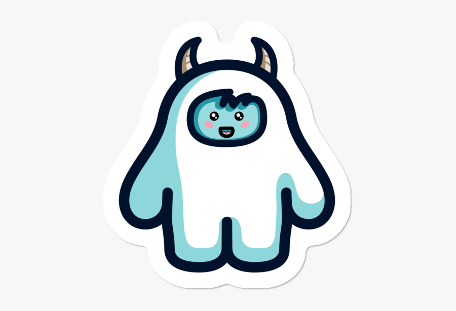 Cute Yeti, Transparent Clipart