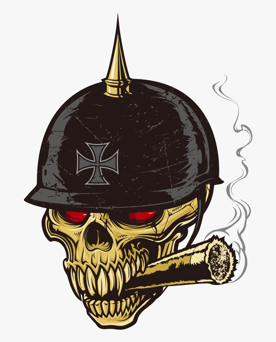 Skull Leather Backpack T-shirt Handbag Horror Clipart - Off Yer Rocka, Transparent Clipart