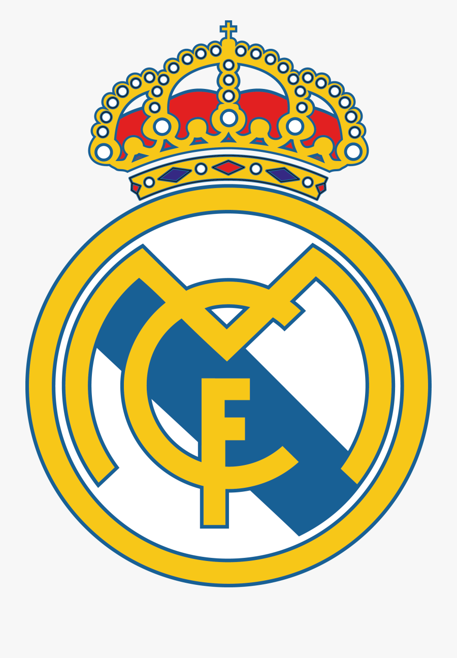 Real Madrid Logo [real Madrid Club De Futbol] Png&svg - Real Madrid Football Logo, Transparent Clipart