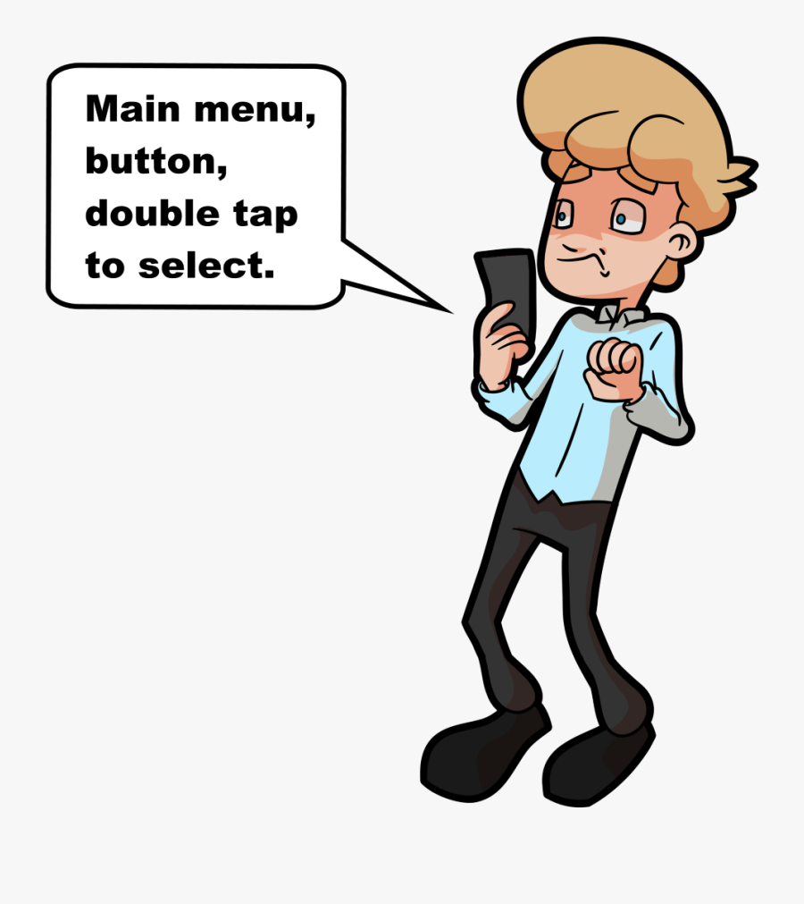 Man Looking In Horror At His Cellphone, Which Is Telling - Alcohol We Had A Deal, Transparent Clipart