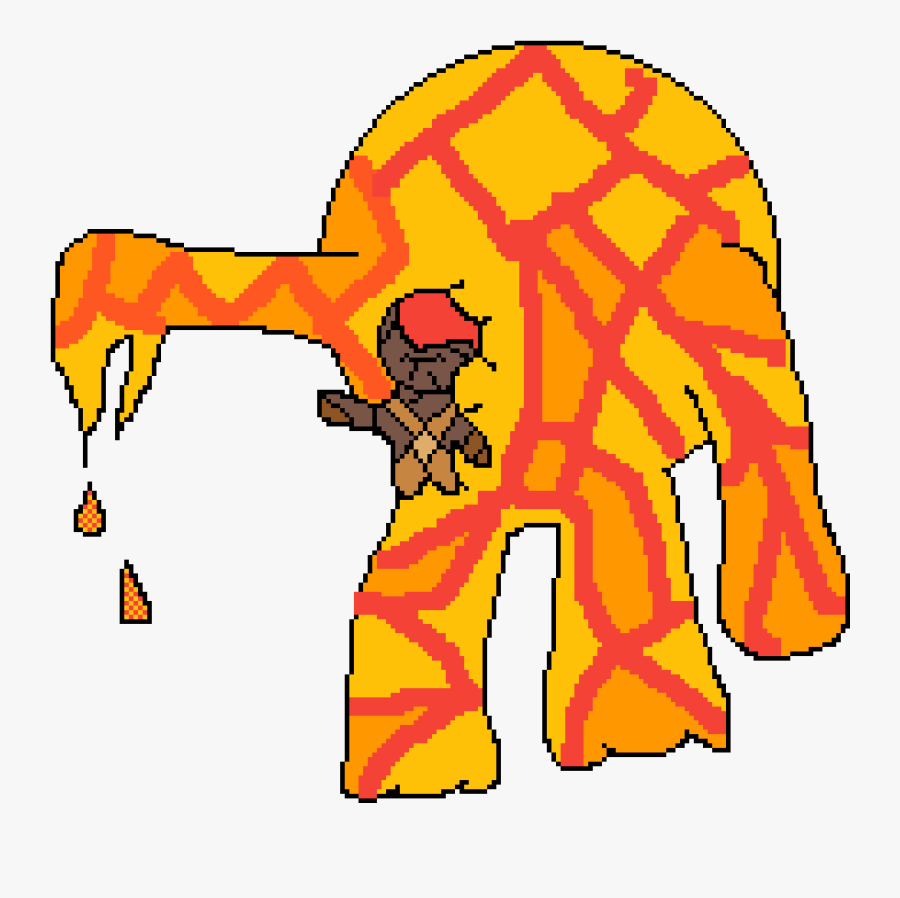 Magma Force Lava Kid, Transparent Clipart