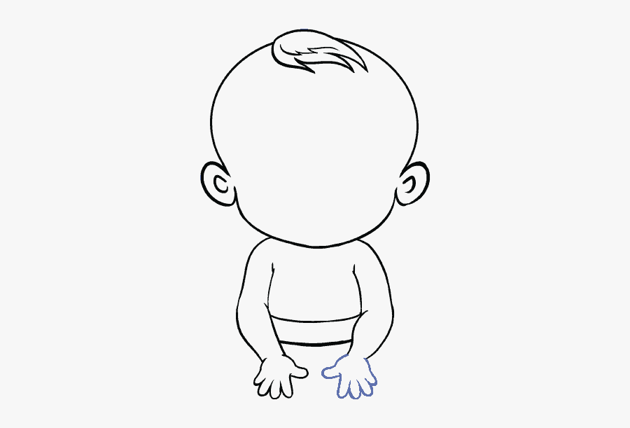 Femur Sketch - Draw A Baby Easy, Transparent Clipart