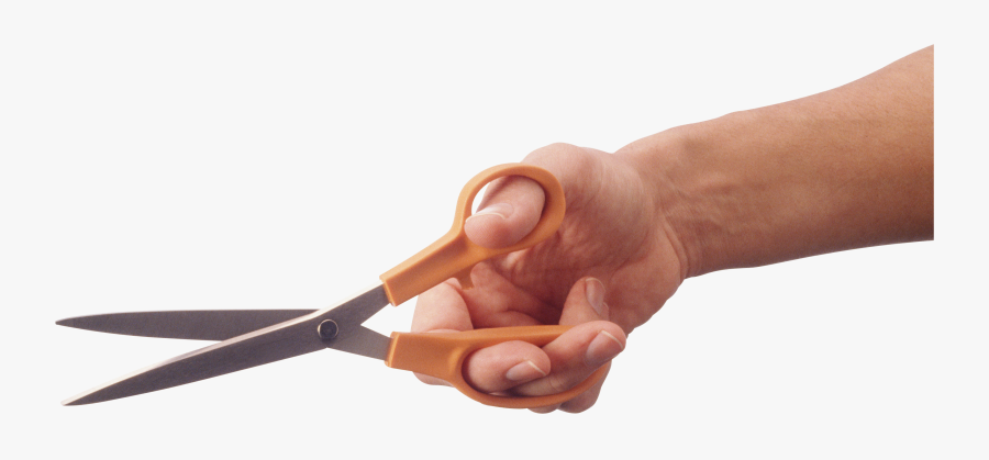 Scissors Png Image - Hand Holding Scissors Png, Transparent Clipart