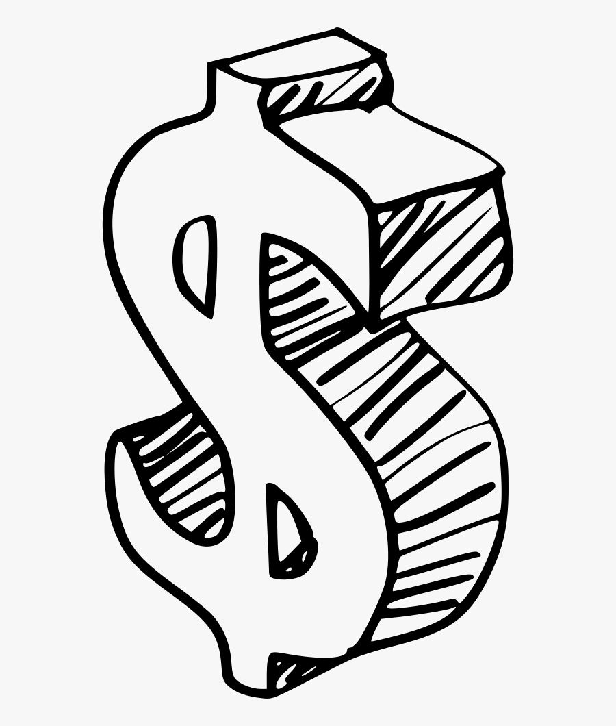 Cash Drawing Kid - Money Drawing, Transparent Clipart