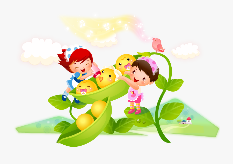 Cartoon Child Drawing Clip Art Little Girl - Preschool Kids, Transparent Clipart
