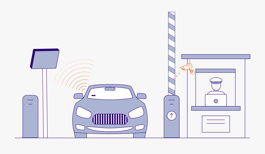 Rfid System Trakaid Details - Rfid Parking Reader Clipart, Transparent Clipart