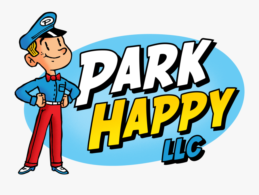 The Friendly Parking People - Park Happy, Transparent Clipart