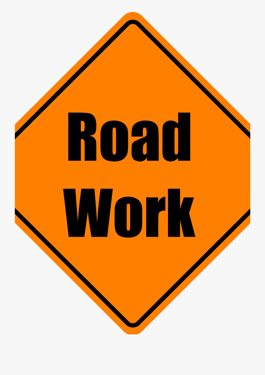 Construction Sign Simple - Sign, Transparent Clipart