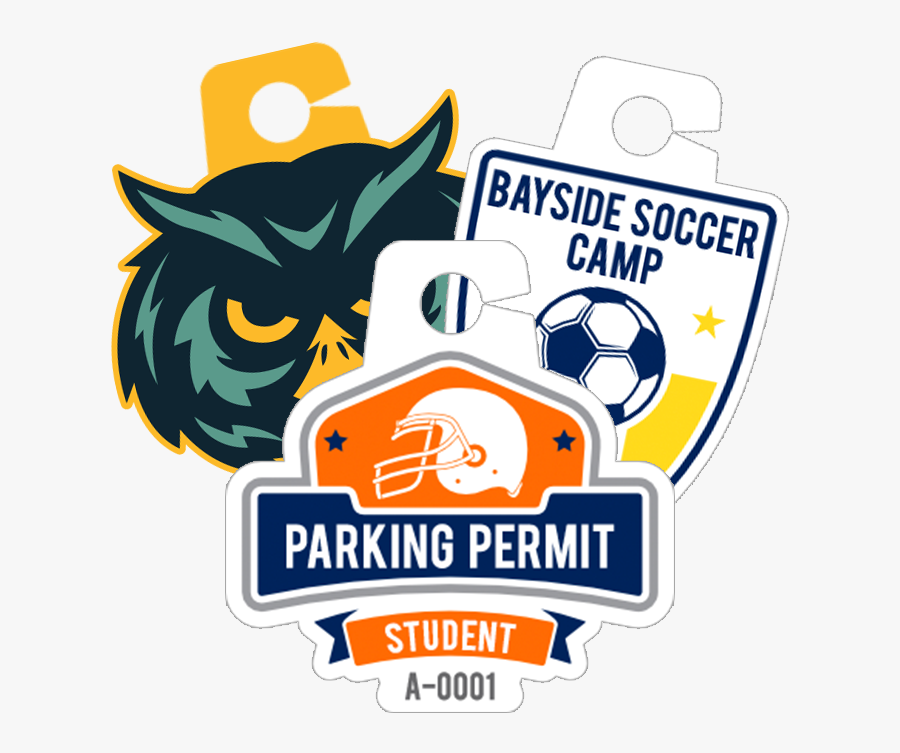 Upload Your Own Parking Permit Hang Tag Shape, Transparent Clipart
