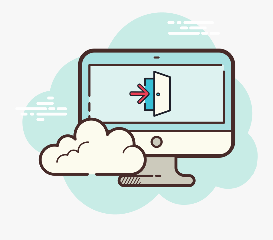 Imac Exit Icon - Icon, Transparent Clipart