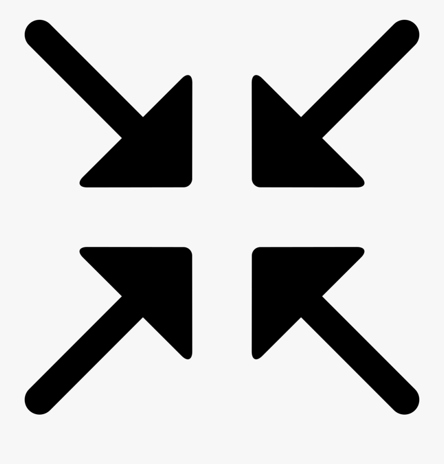 Exit Full Screen Icon Clipart , Png Download - Exit Full Screen Icon, Transparent Clipart