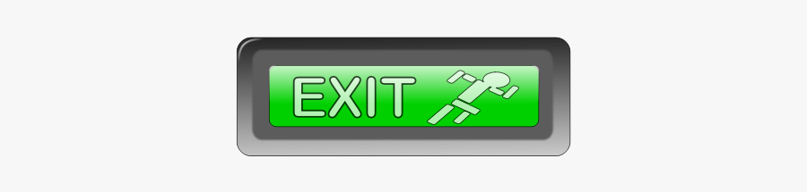 Free Exit - Display Device, Transparent Clipart