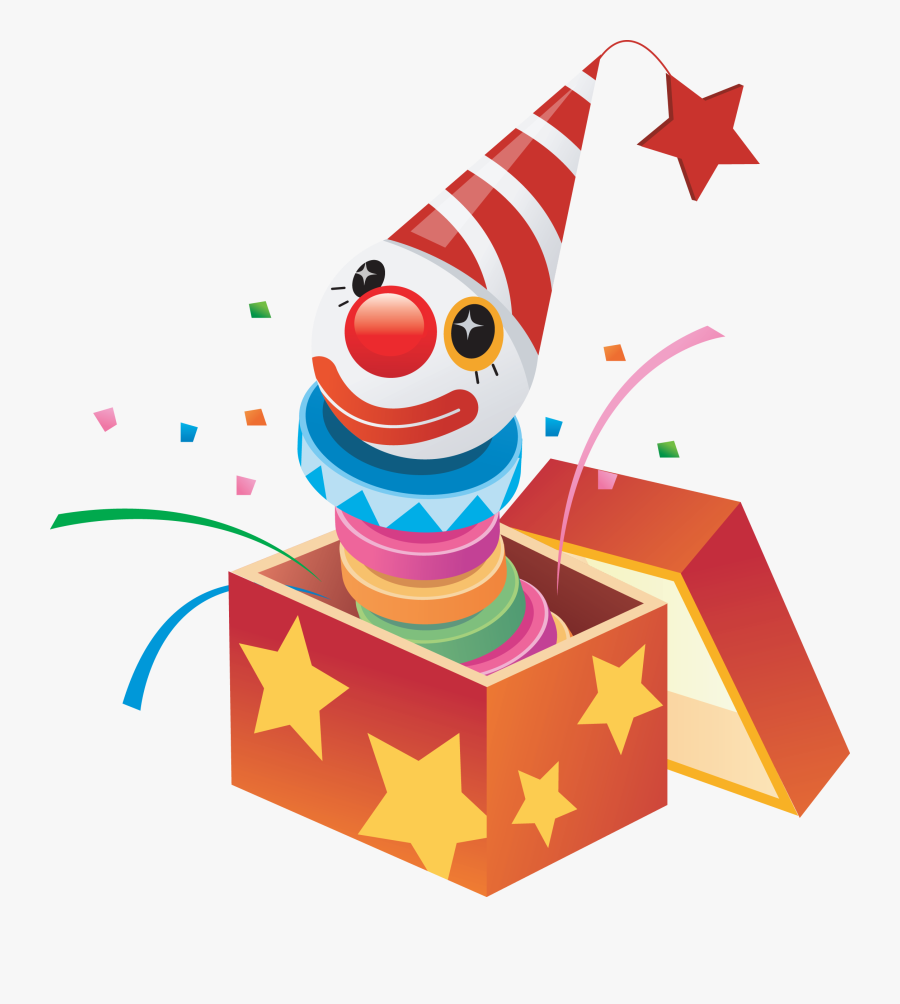 Clown Png - Gift Box Clipart Png, Transparent Clipart
