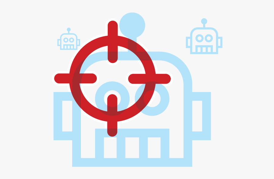 Bot Mitigation - Vector Transparent Background Target Icon, Transparent Clipart