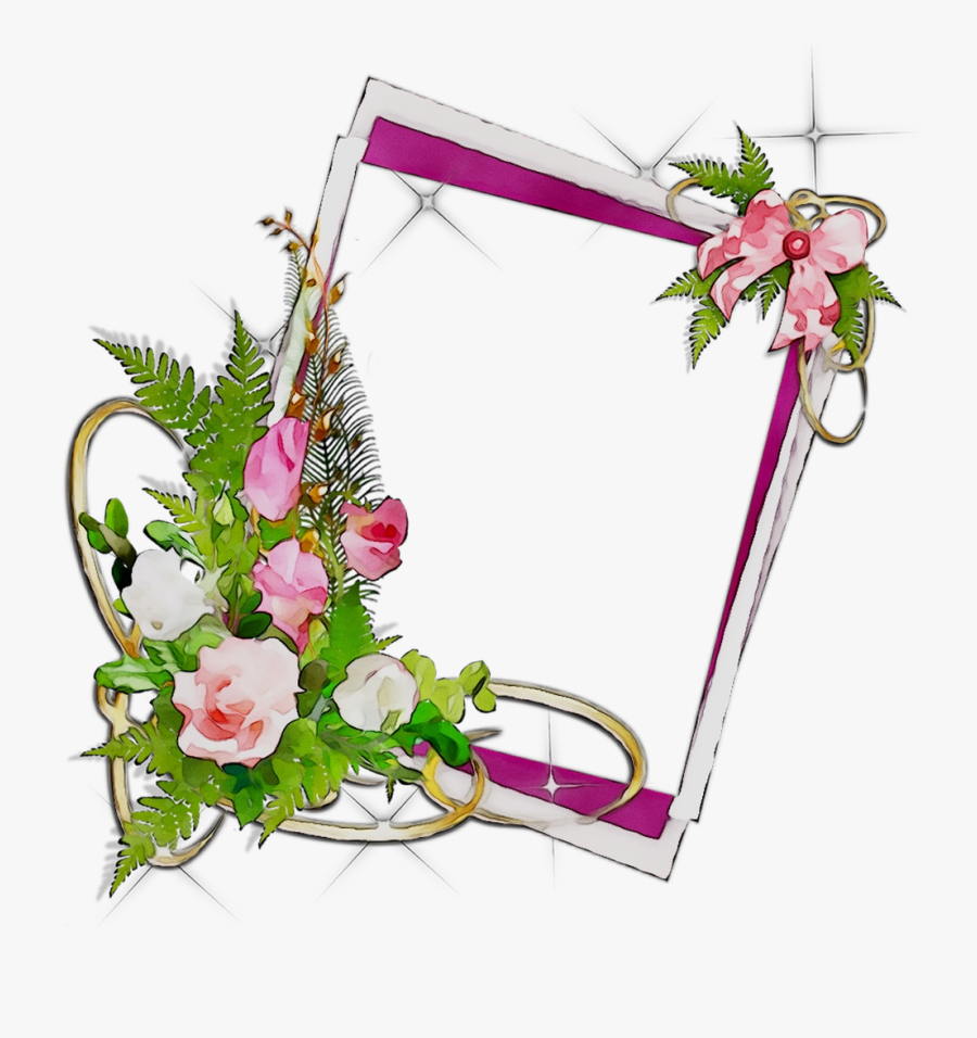 Picture Flower Frame Wallpaper Desktop Frames Clipart - Flower Frame Png 3d, Transparent Clipart