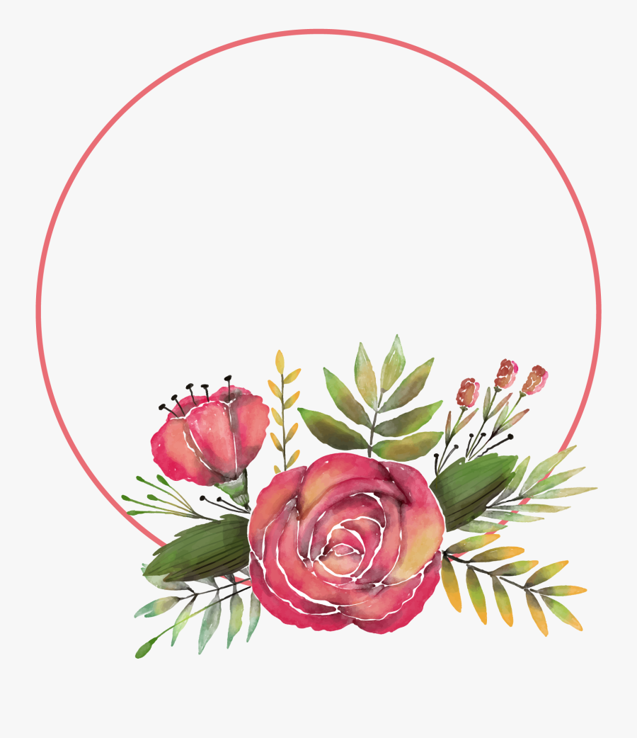 Floral Frame Png - Free Clipart Frame Transparent, Transparent Clipart