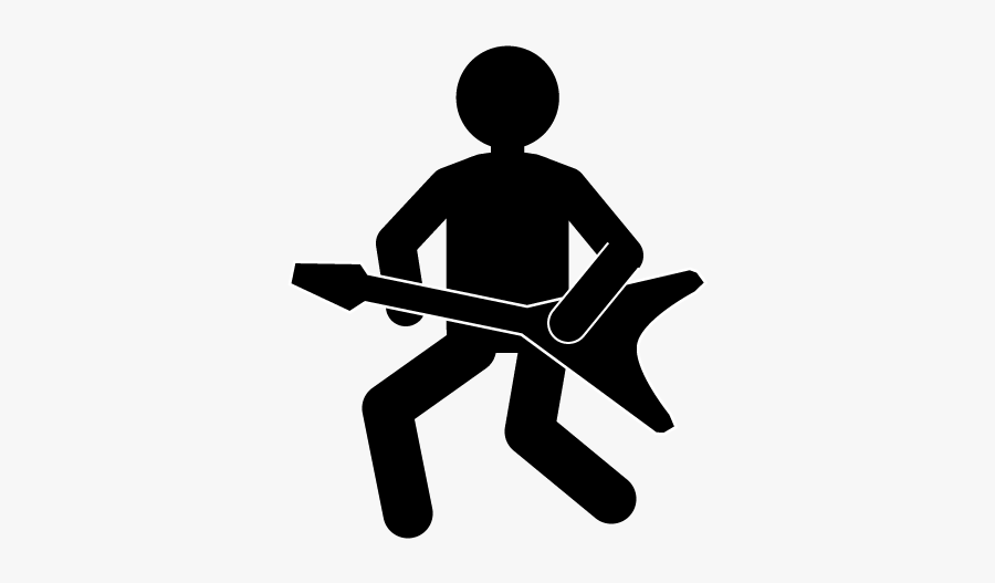Guitar Pictogram, Transparent Clipart