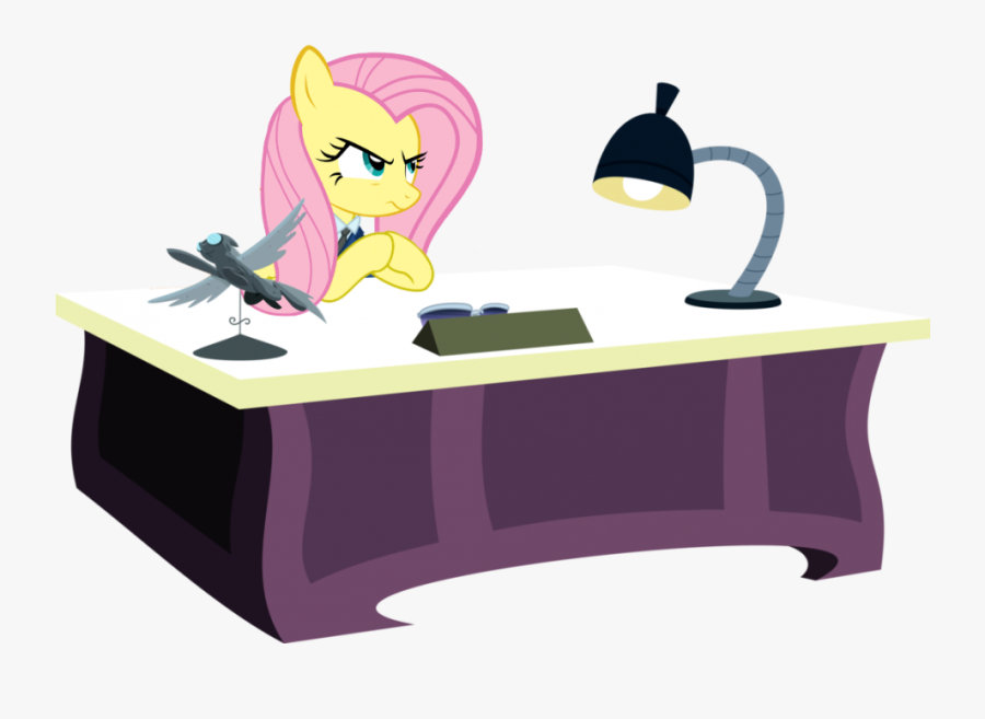 Pretty Table Shocking Clean - My Little Pony Office, Transparent Clipart