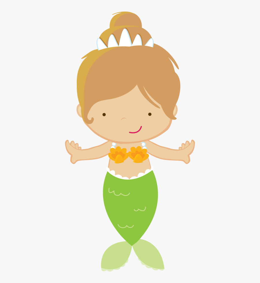 Mermaid Birthday Party, Transparent Clipart