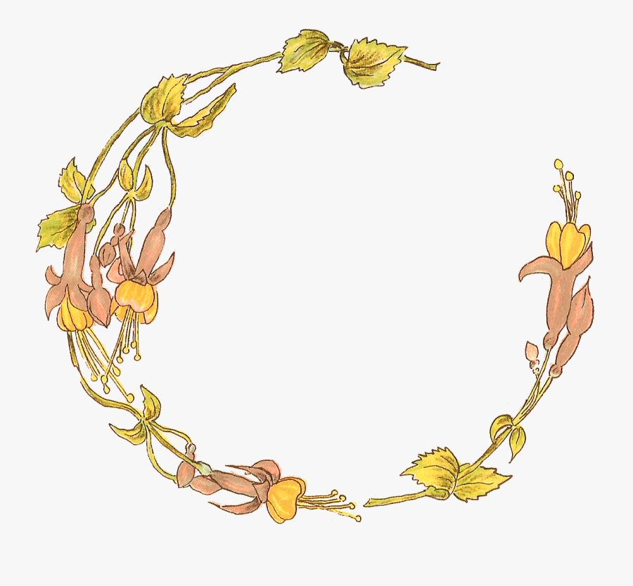 Free Printable Flower Frames - Flower, Transparent Clipart