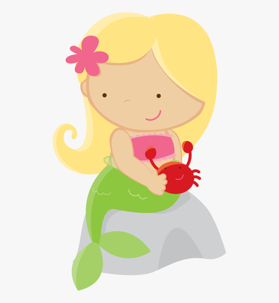 Clip Art Cute Mermaid Quotes - Mermaid Birthday Party, Transparent Clipart