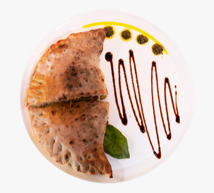 Calzones Pesto - Dish - Flatbread, Transparent Clipart