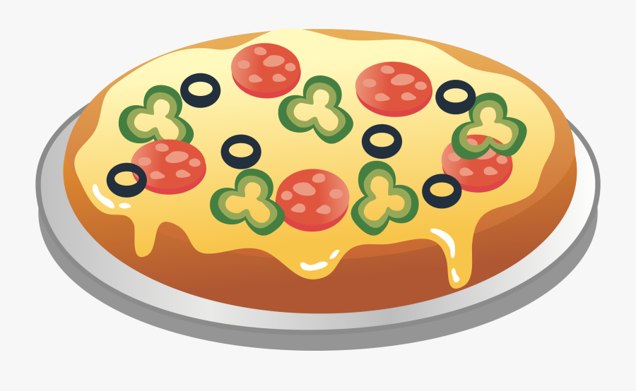 Pizza Margherita Fast Salami, Transparent Clipart