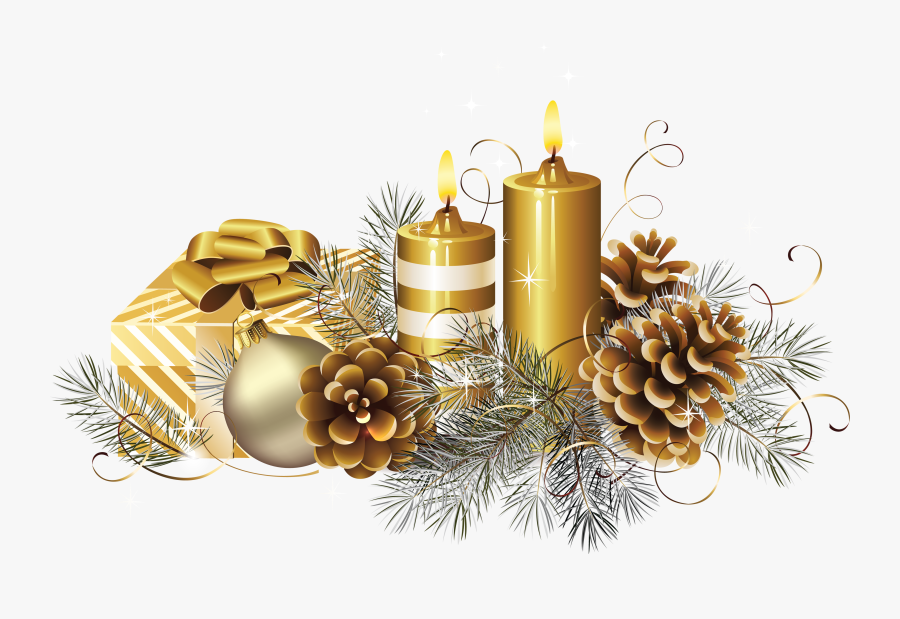 Candle,cinnamon Decoration,colorado Spruce,christmas, Transparent Clipart