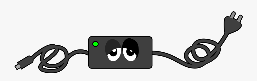 Charger Sad Eye Contact - Phone Charger Clip Art, Transparent Clipart