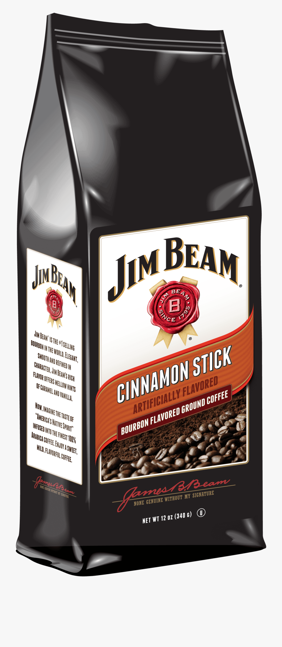 Clip Art Cinnamon Stick In Coffee - Jim Beam Bourbon Vanilla Coffee, Transparent Clipart