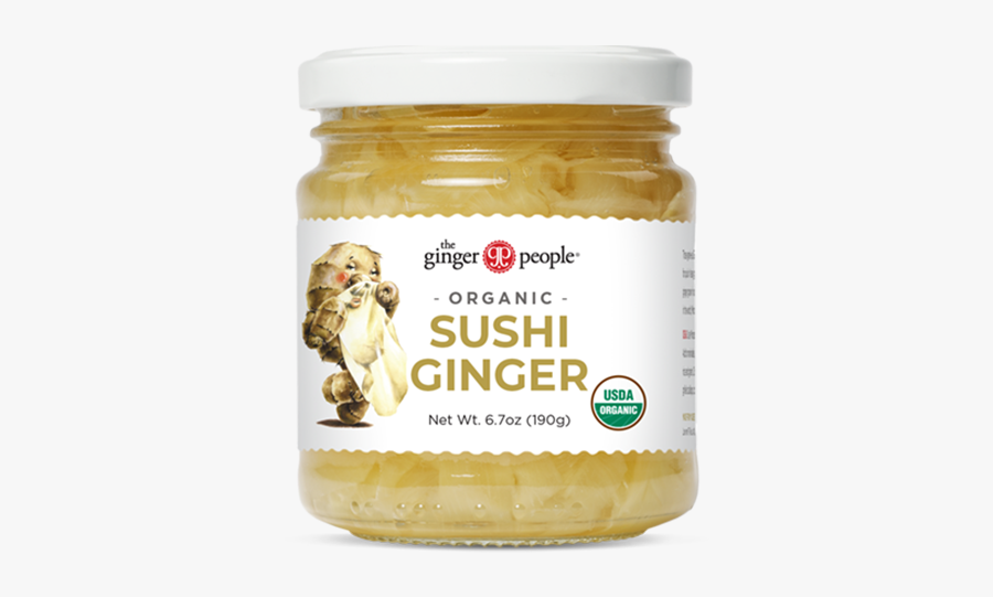 Ginger People Pickled Sushi Ginger, Transparent Clipart